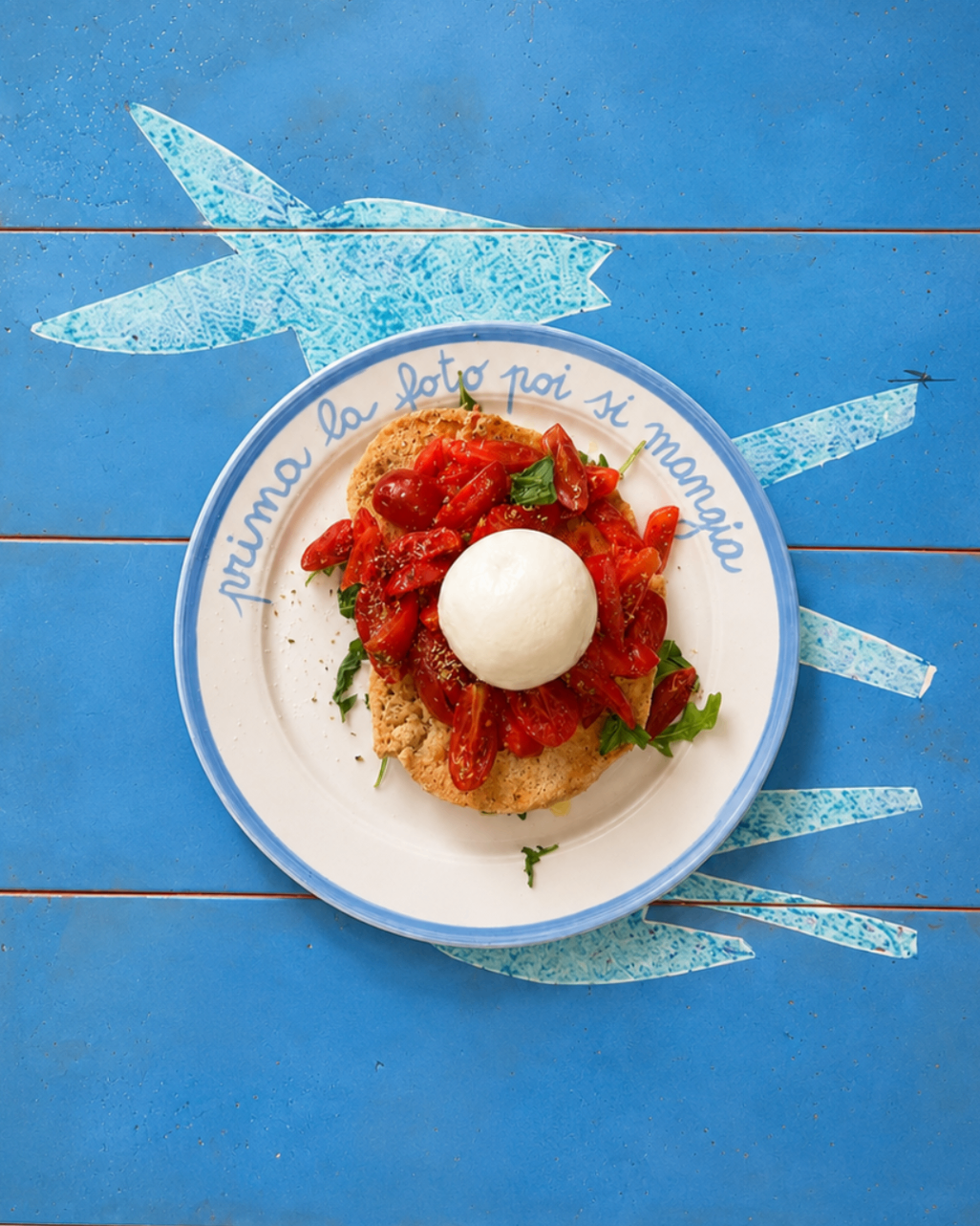 Fresella con pomodorini e burrata